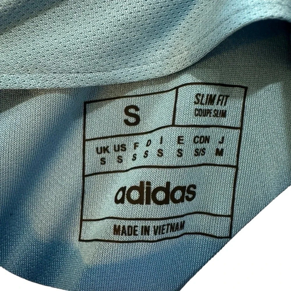 SC CRISTAL soccer futbol home jersey‎ light blue short sleeve men S ADIDAS NWT